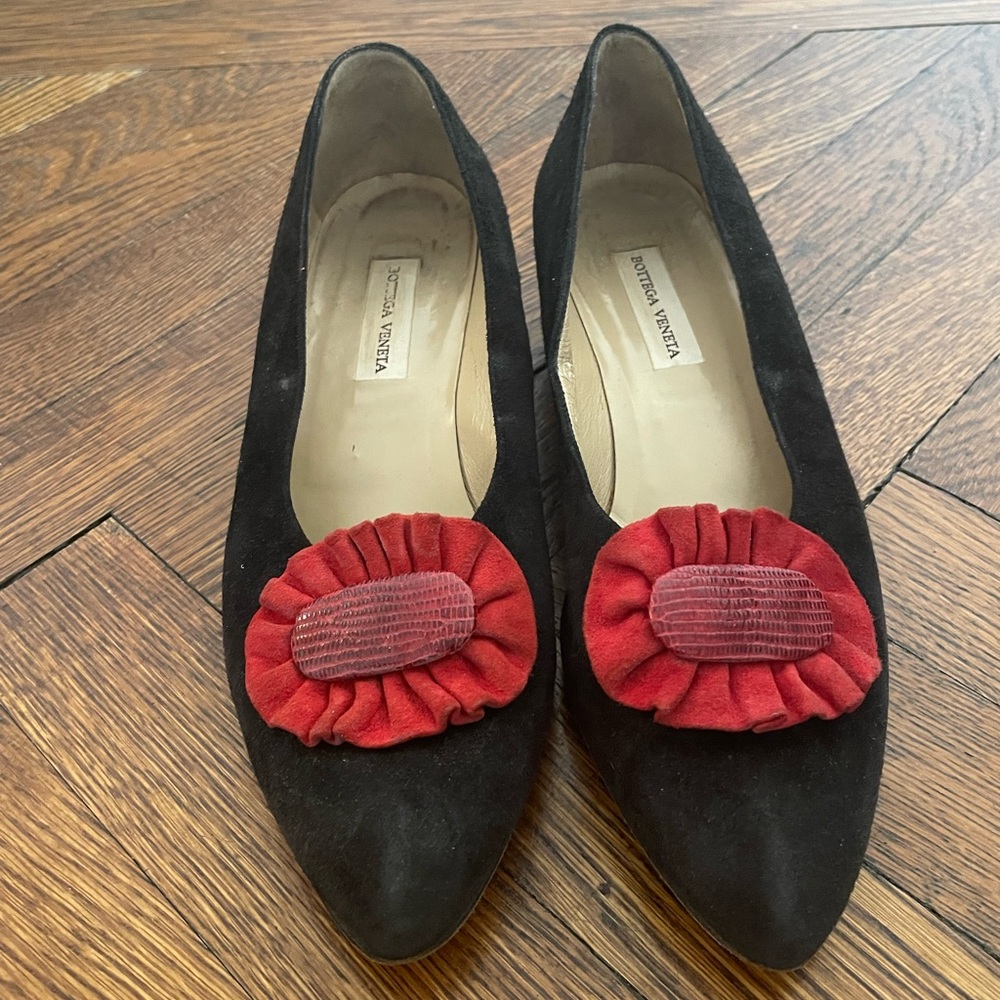 Vintage Suede Bottega Veneta Heels